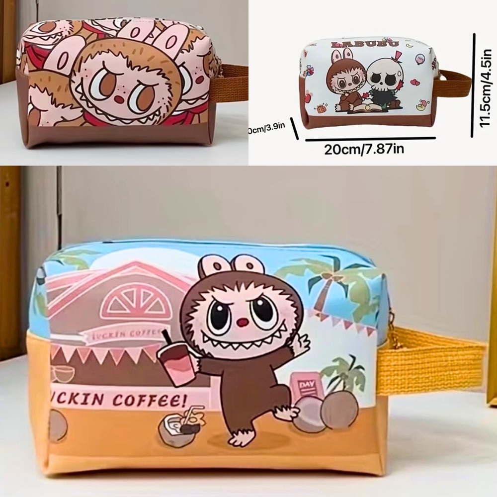 New Labubu Themed Cosmetic Bag